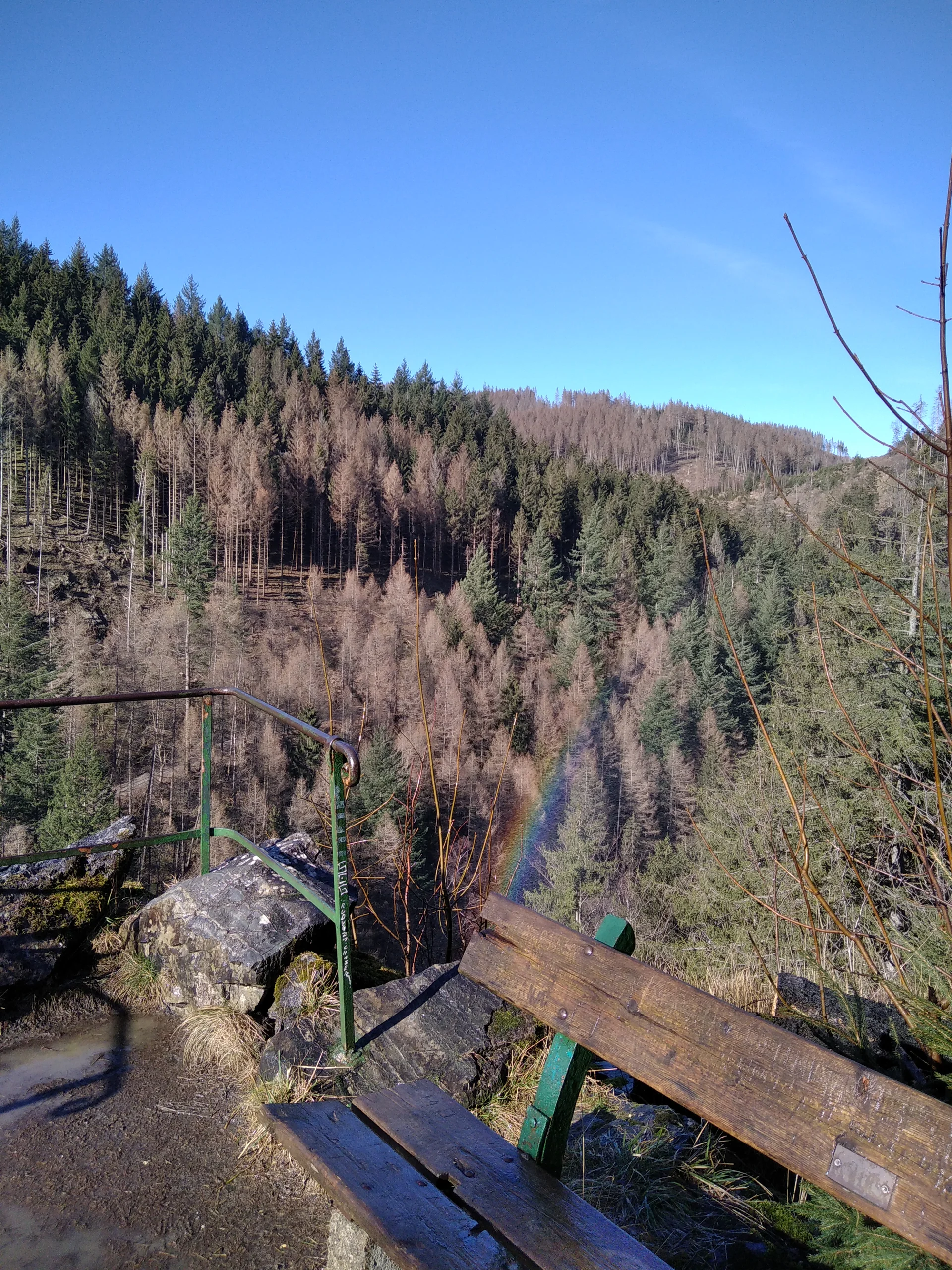Gischt-Regenbogen am Romker-Wasserfall | © Paul Hoffmann 2022