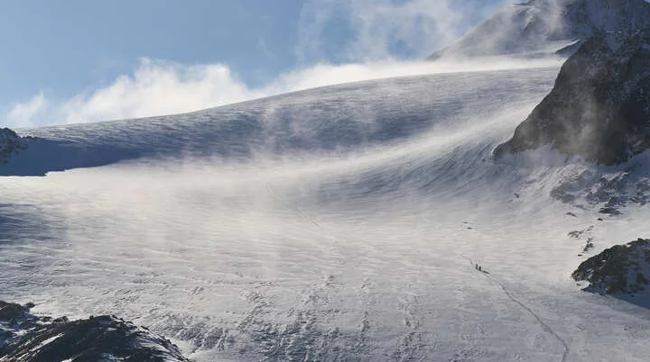 Schnalskamm in den Ötztaler Alpen von der Similaunhütte | © Alexander Goebel 2020