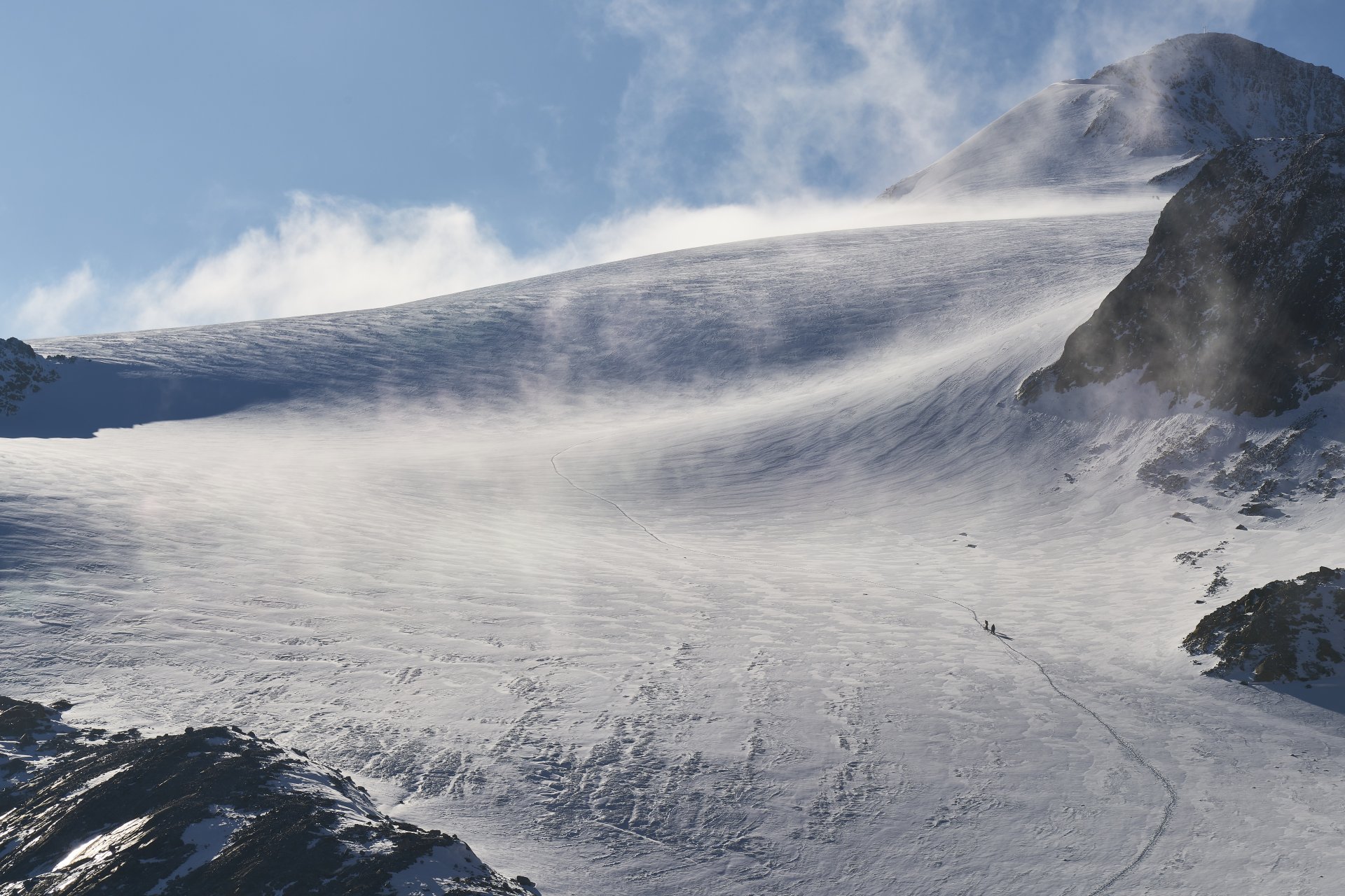Schnalskamm in den Ötztaler Alpen von der Similaunhütte | © Alexander Goebel 2020