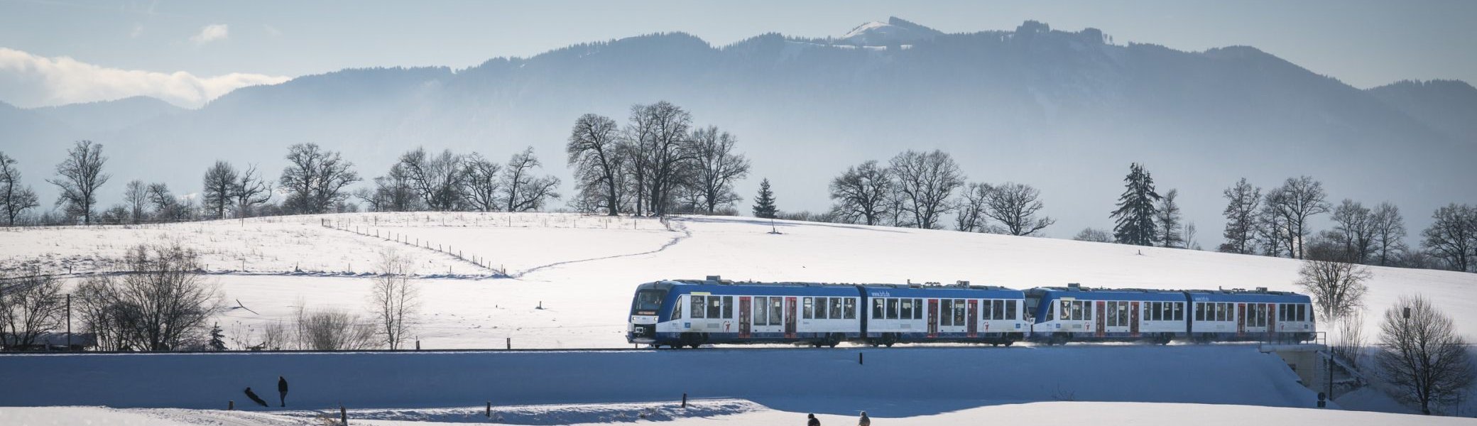 Winter RegioBahn Lenggries | © Bayerische Regiobahn, Dietmar Denger 2021