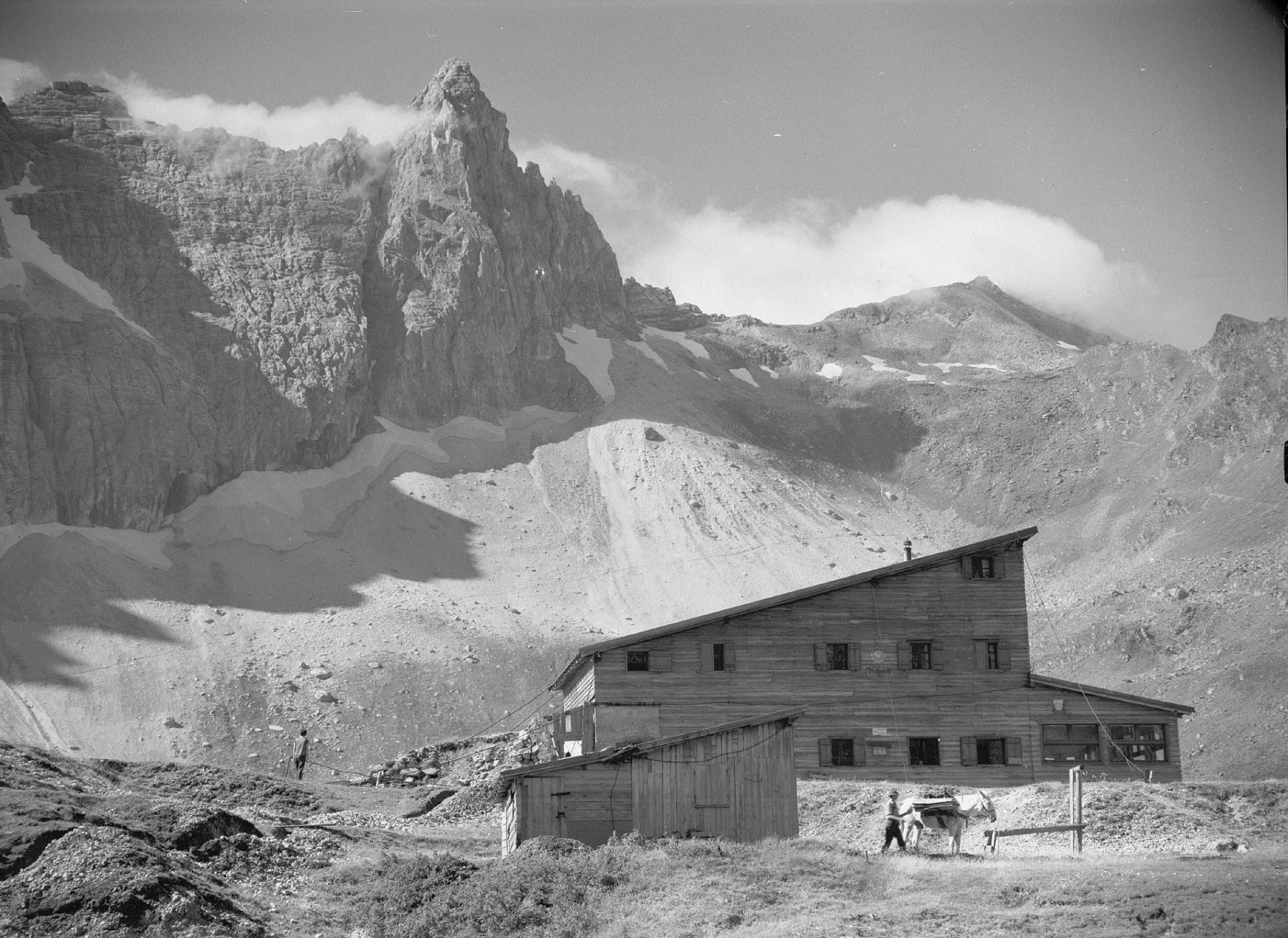 Tribulaunhütte in den 1960er Jahren | © Naturfreunde Österreich