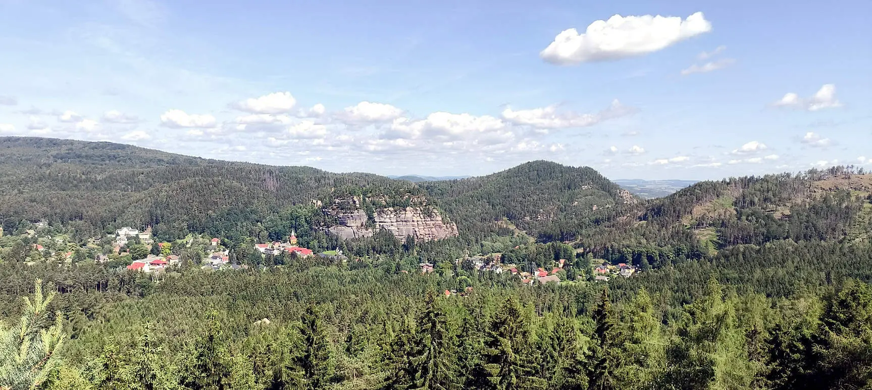 Blick zum Oybin | © DAV Magdeburg