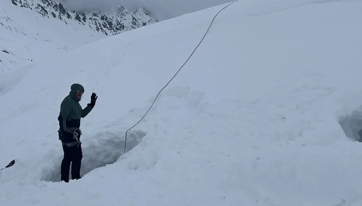 Spaltenbergungsübung | © Denise Richter 2024