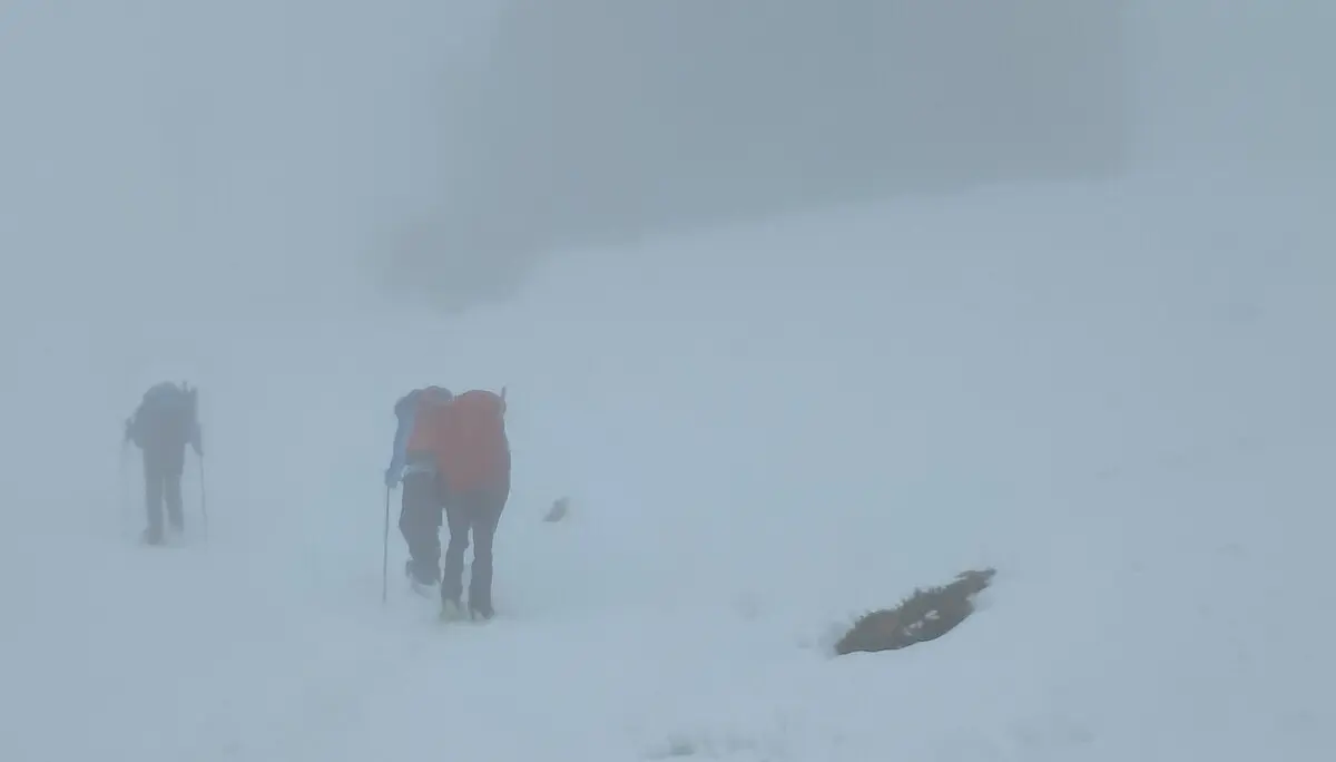 Franz-Senn-Hütte im Nebel | © Paul Hoffmann 2026