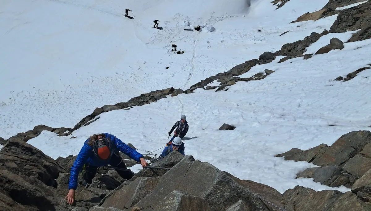 Kletterei zum Turmjoch | © Paul Hoffmann 2026