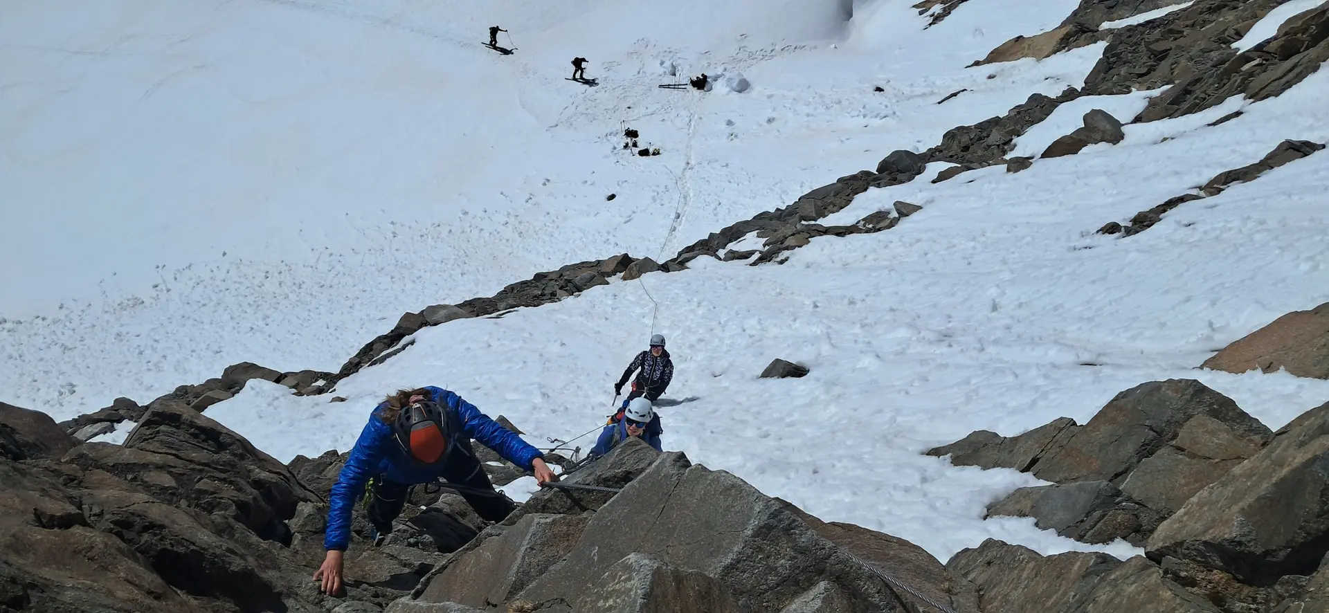 Kletterei zum Turmjoch | © Paul Hoffmann 2026