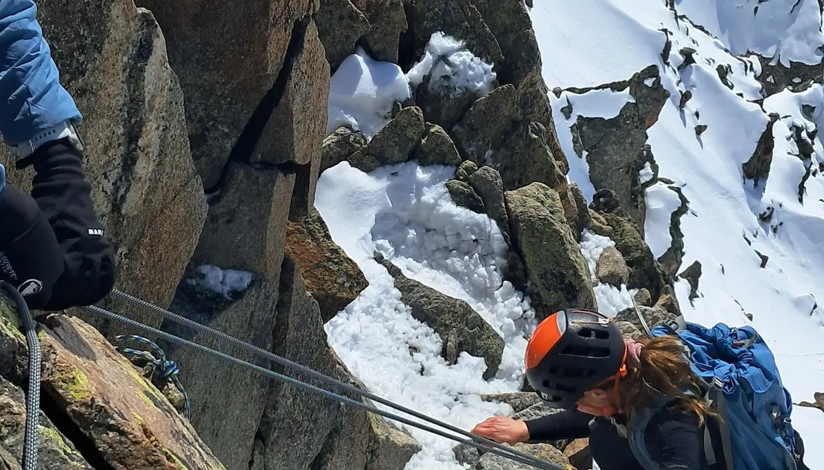 Innere Sommerwand Abstiegsklettern | © Paul Hoffmann 2026