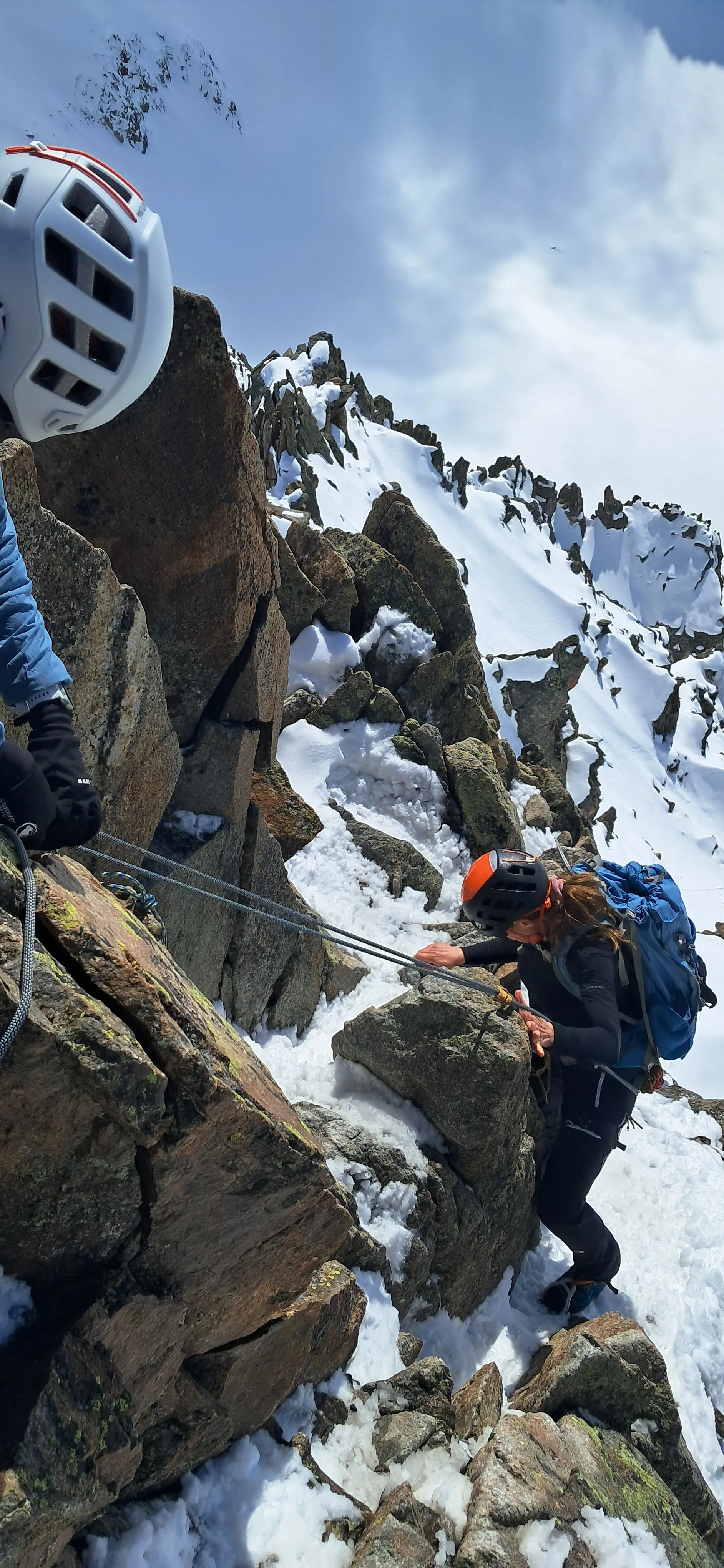 Innere Sommerwand Abstiegsklettern | © Paul Hoffmann 2026