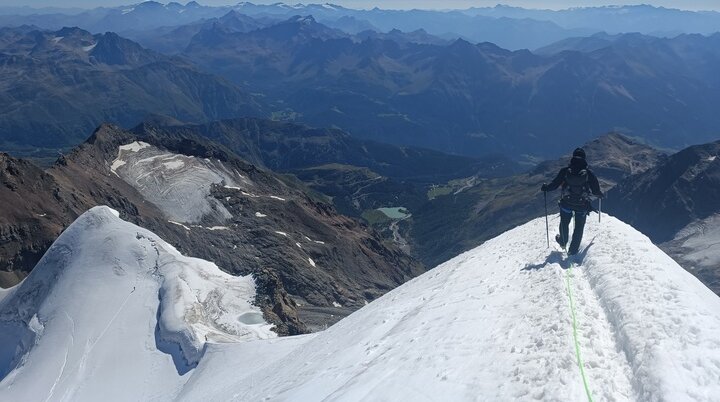 Gipfelgrat Piz Palü | © Sven Kloss 2023