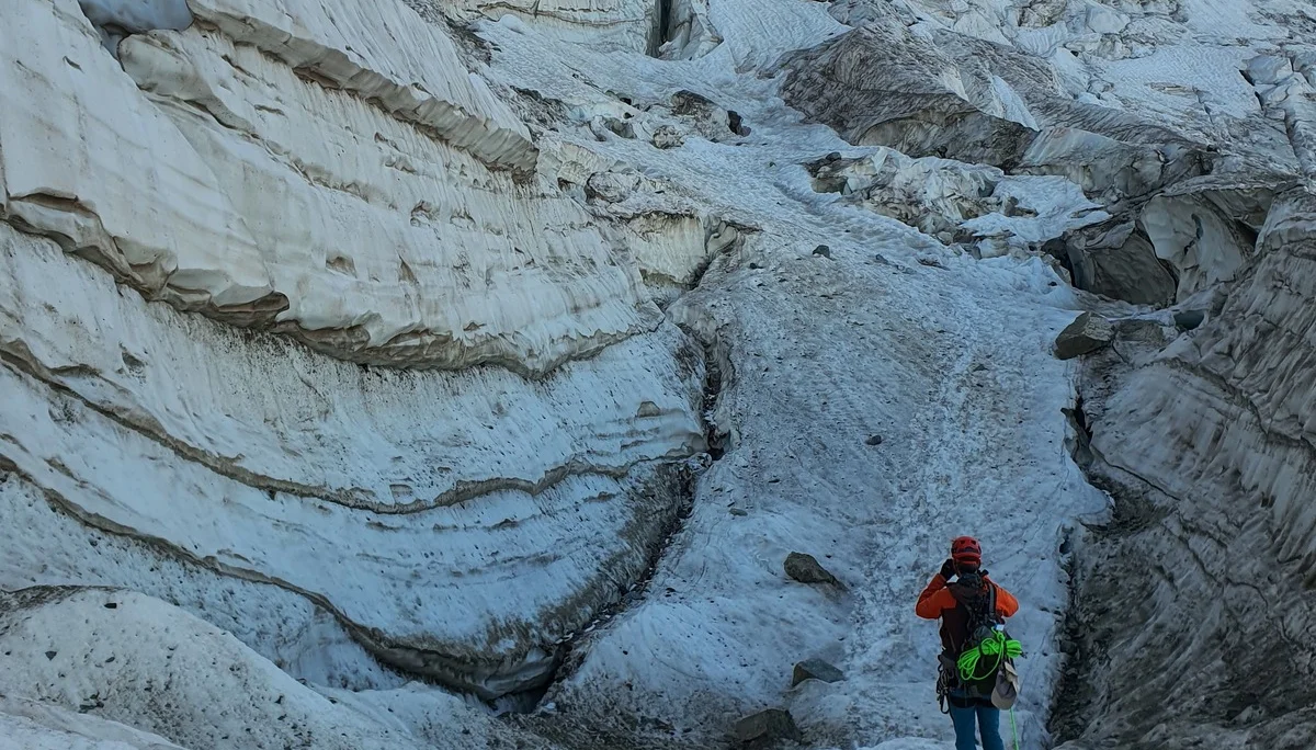 Gletscherspalten am Piz Palü | © Sven Kloss 2023