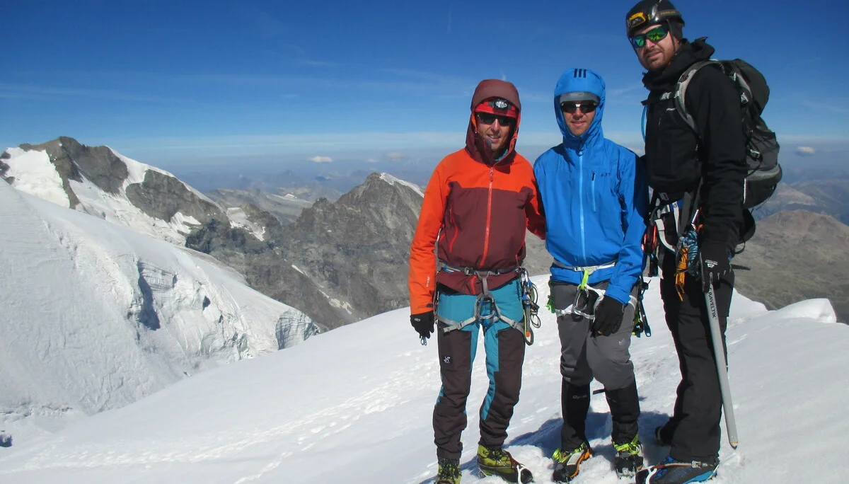 Am Ostgipfel des Piz Palü | © Paul Hoffmann 2023