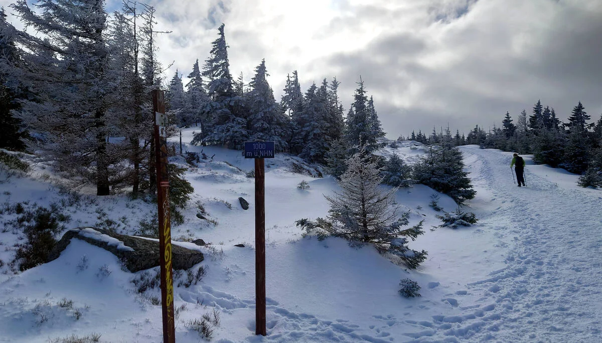 Brocken 2022 1000m Marke | © Ulrich Hoeding
