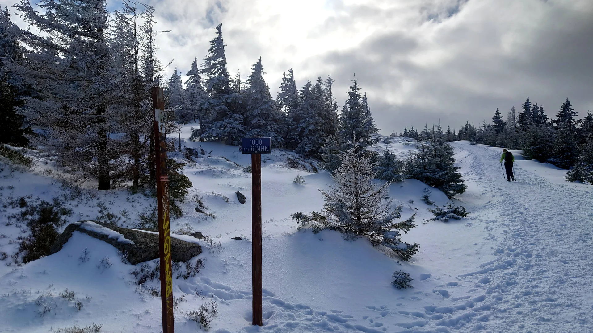 Brocken 2022 1000m Marke | © Ulrich Hoeding