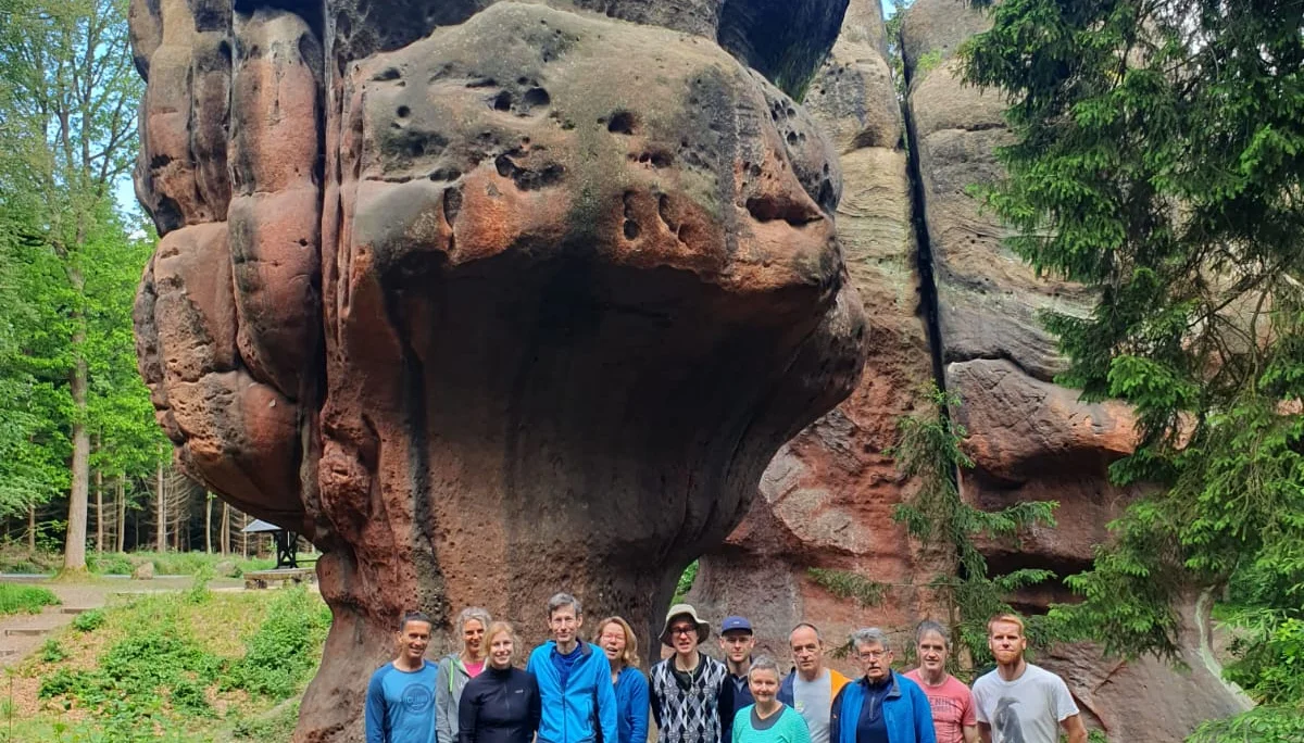 Gruppenbild Kelchstein | © DAV Magdeburg