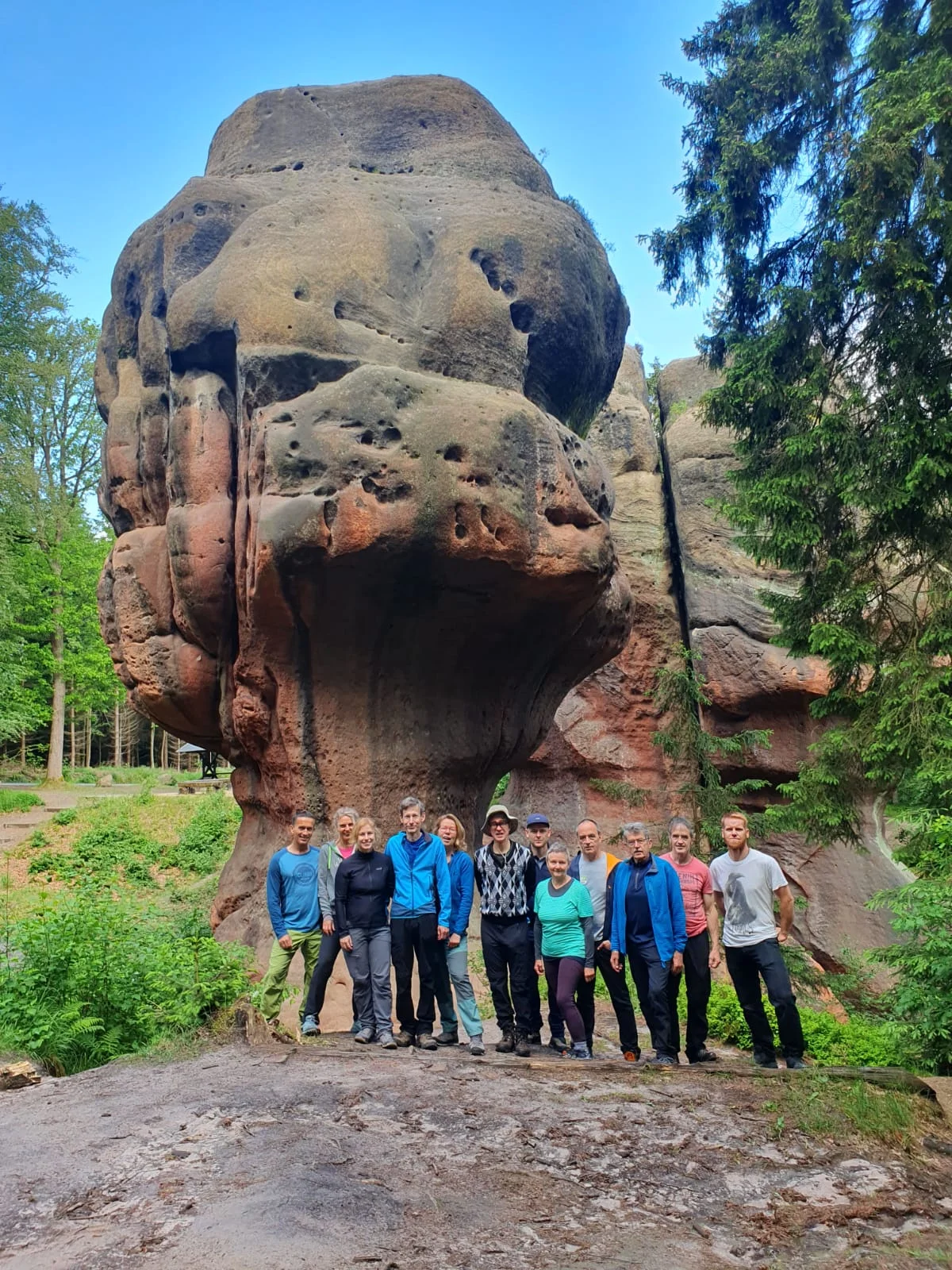 Gruppenbild Kelchstein | © DAV Magdeburg