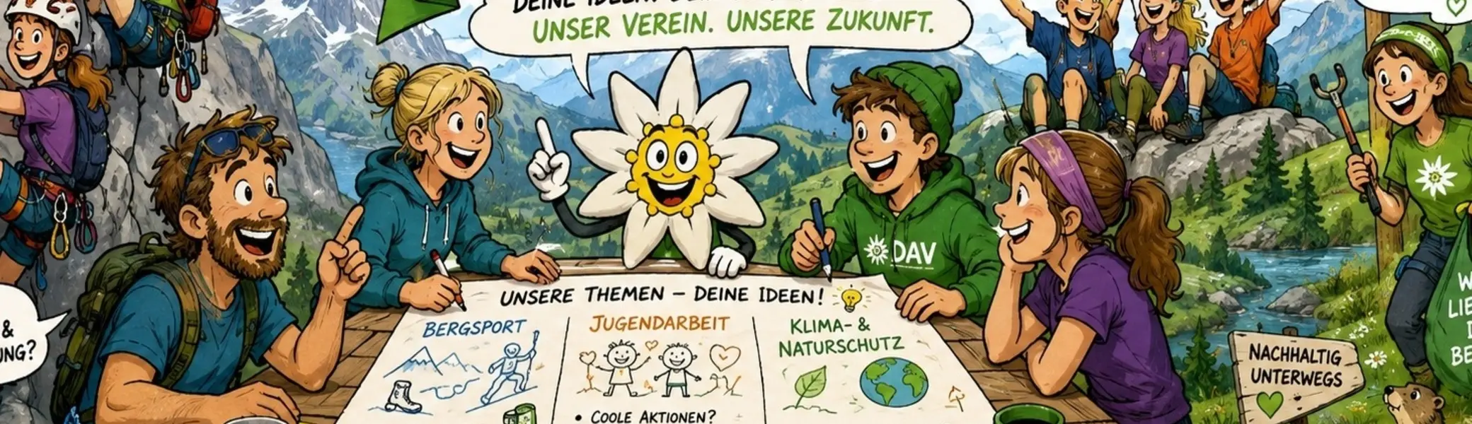 Zukunft der Sektion | © KI-generiert DAV Magdeburg