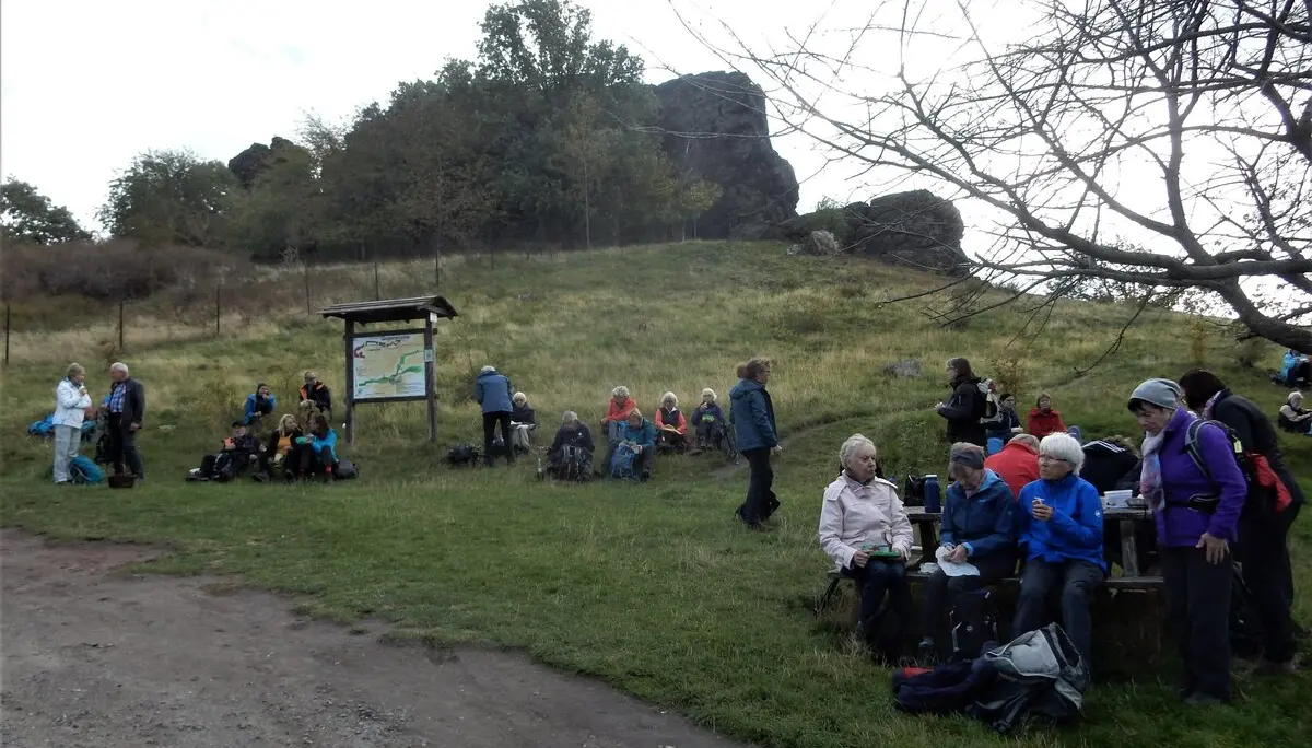 Pause an den Gegensteinen | © DAV Magdeburg/Braunschweig