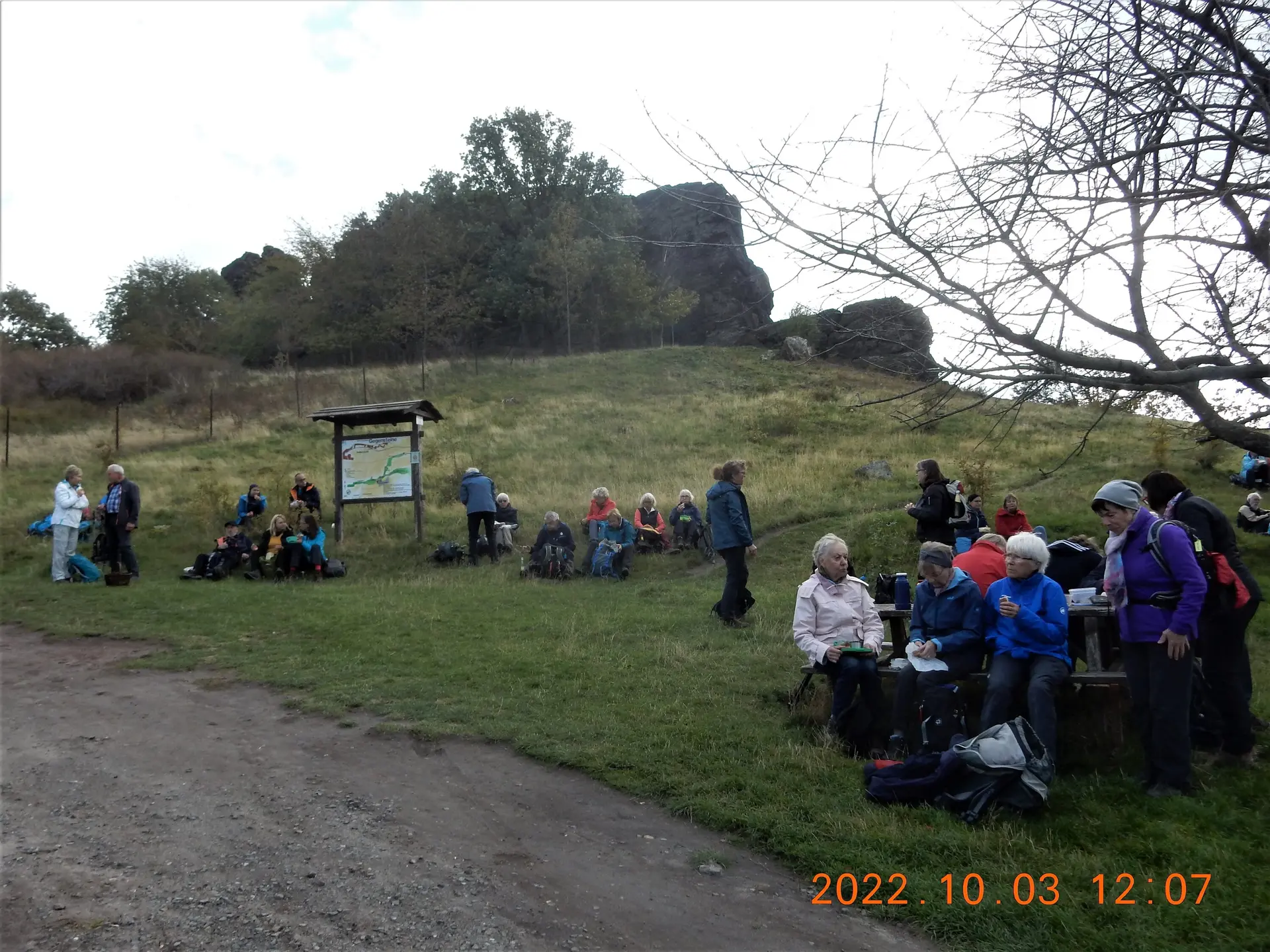 Pause an den Gegensteinen | © DAV Magdeburg/Braunschweig