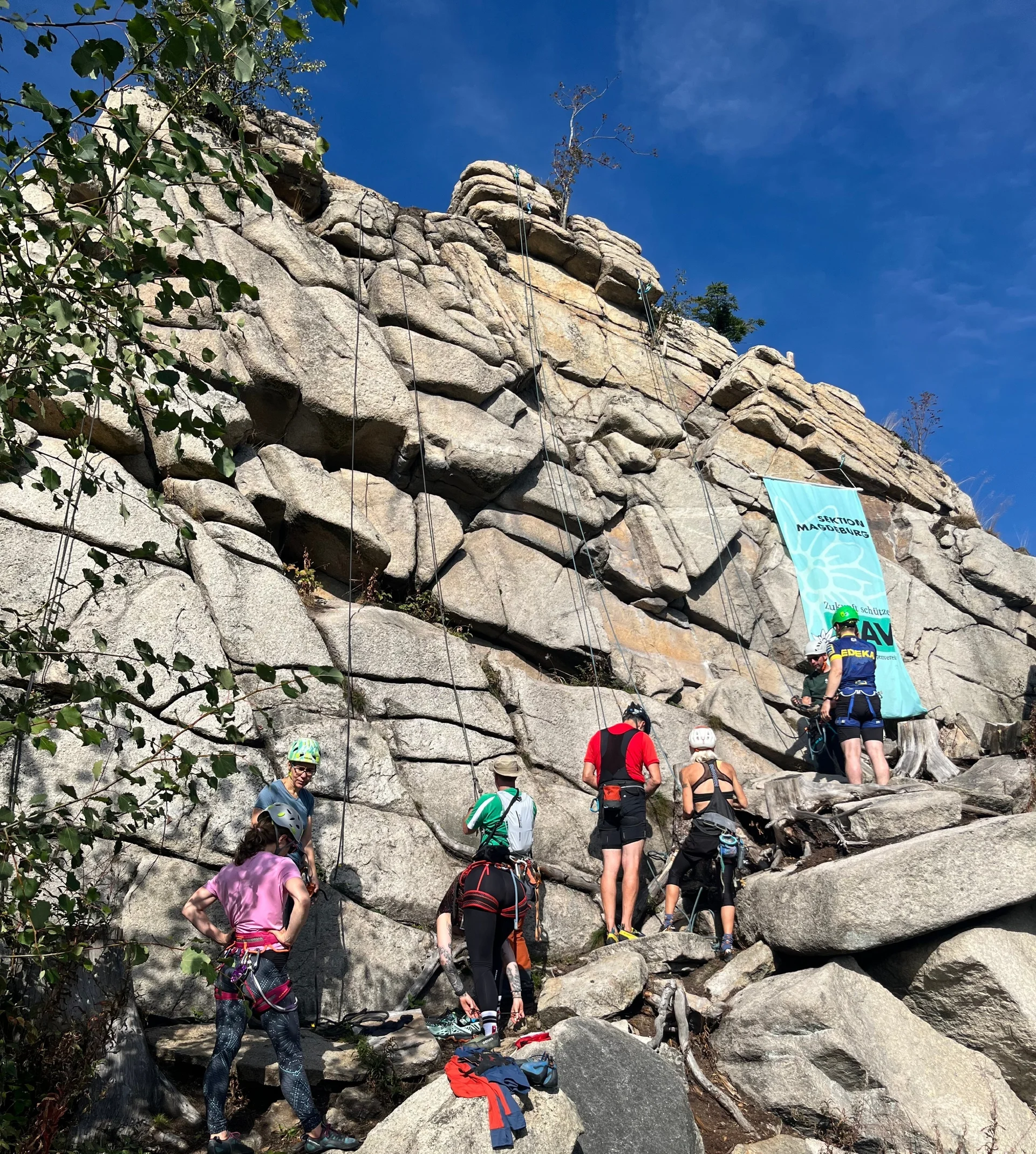 Kletterstart an den Mäuseklippen | © 2025 Marcel Benecke