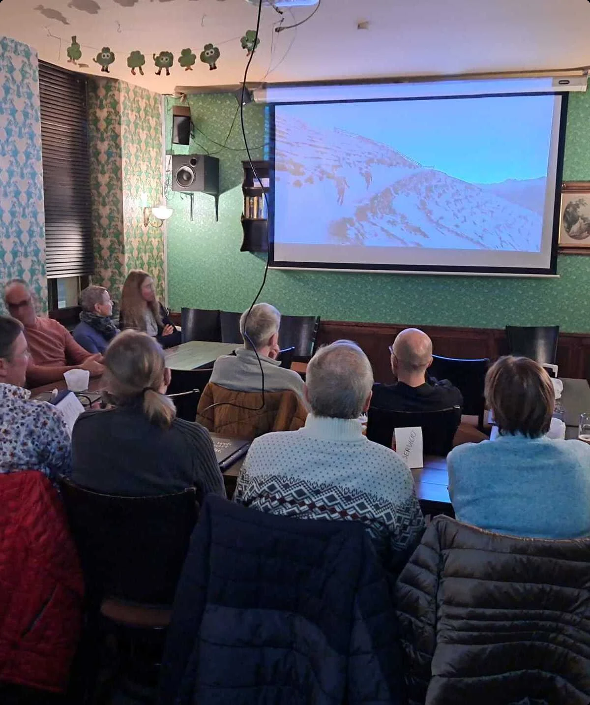 Bildervortrag beim DAV-Stammtisch im "Moonlight" | © Sektion Magdeburg 2024