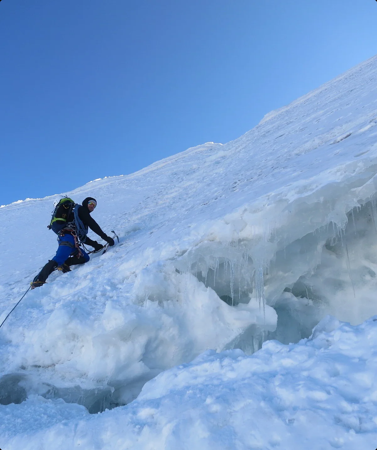 Anstieg zum Castor | © Marcel Benecke 2021