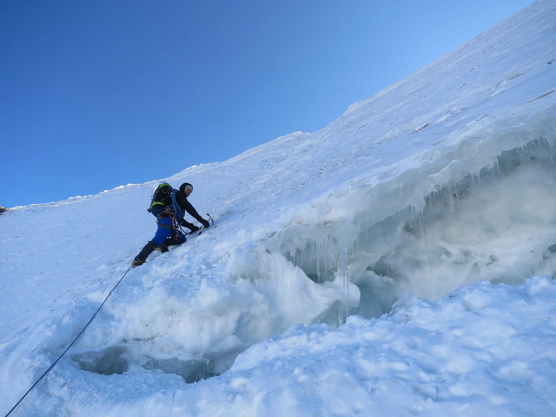 Anstieg zum Castor | © Marcel Benecke 2021