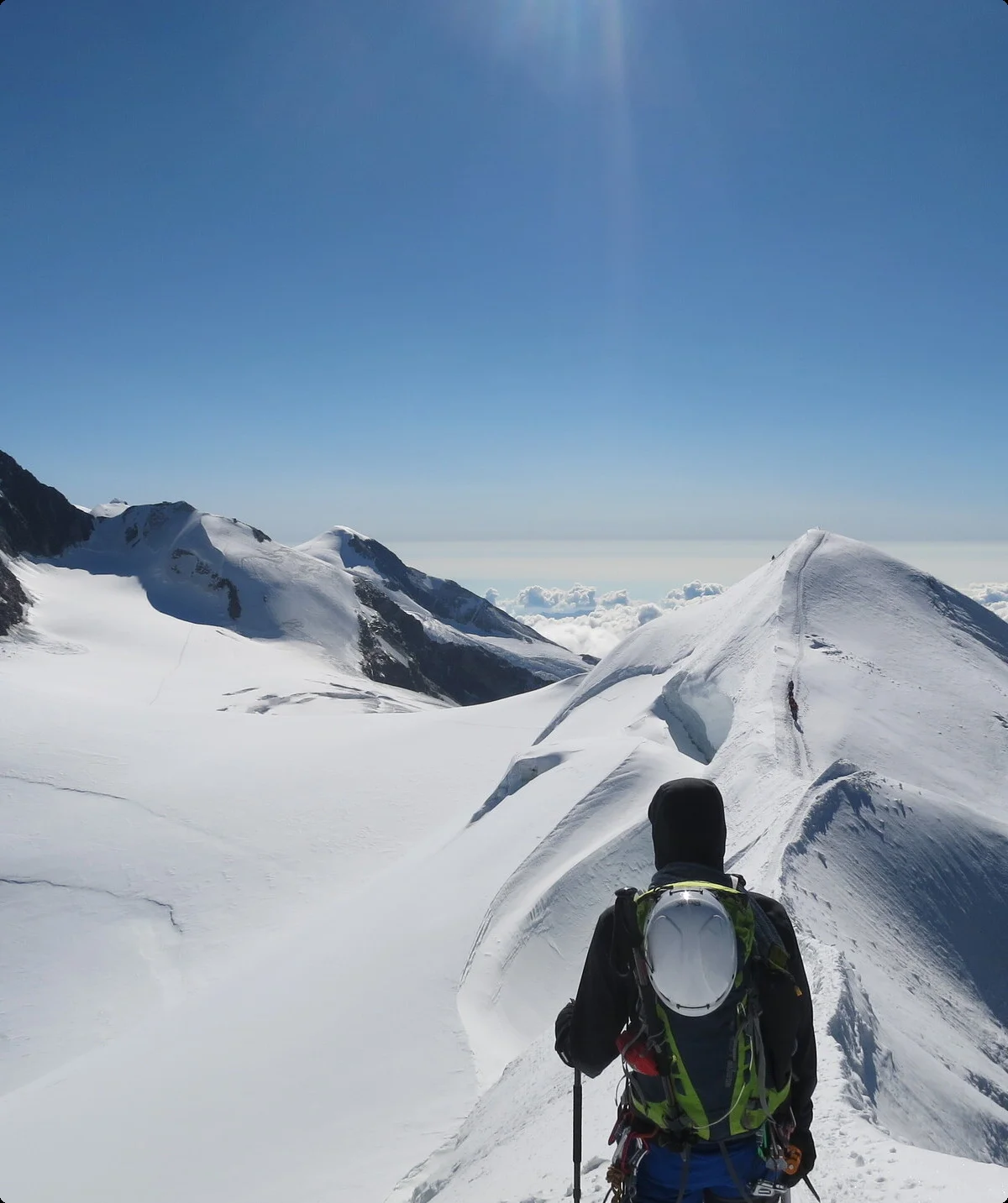 Überschreitung Castor Richtung Felikhorn | © Marcel Benecke 2021