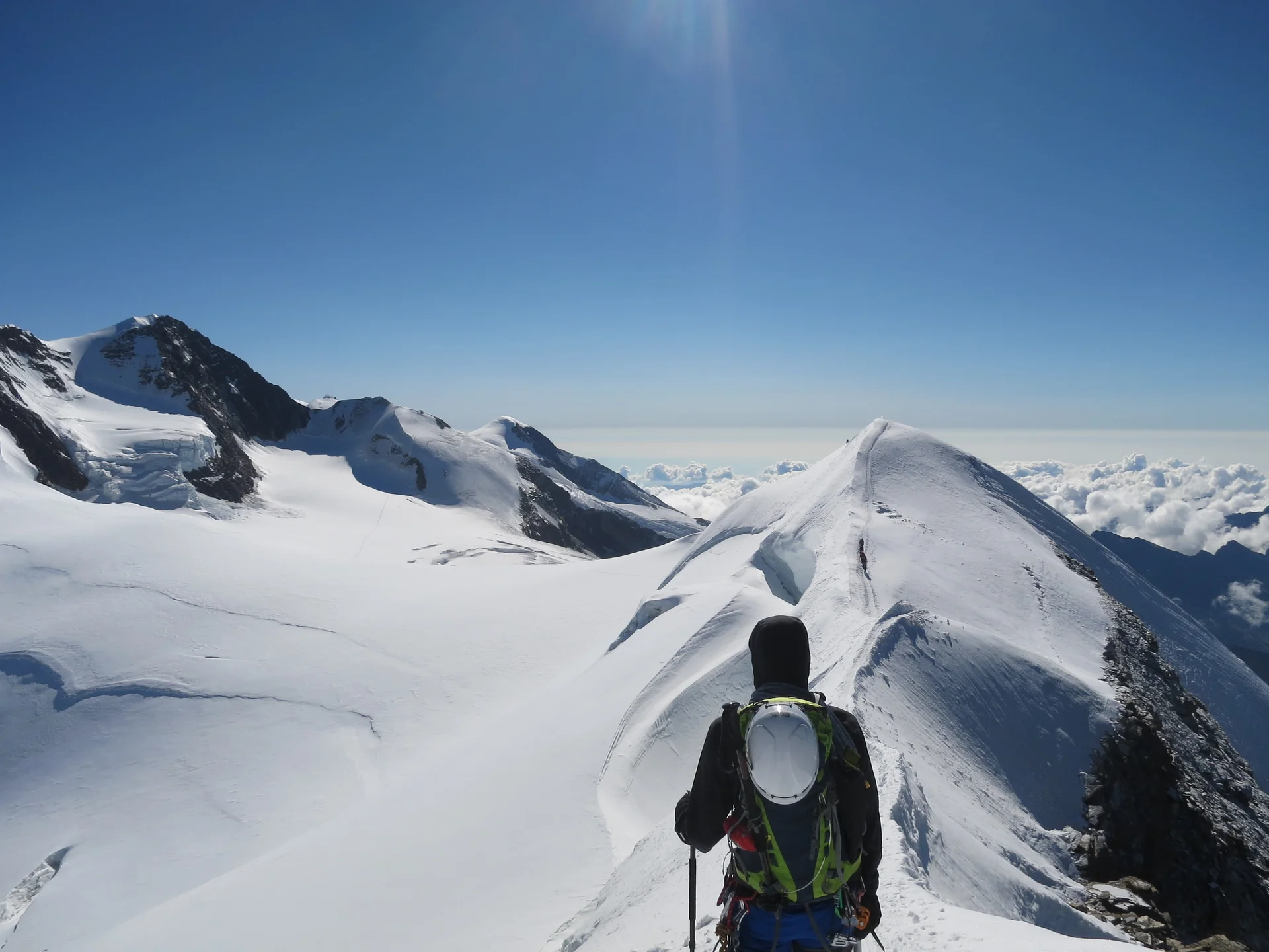 Überschreitung Castor Richtung Felikhorn | © Marcel Benecke 2021