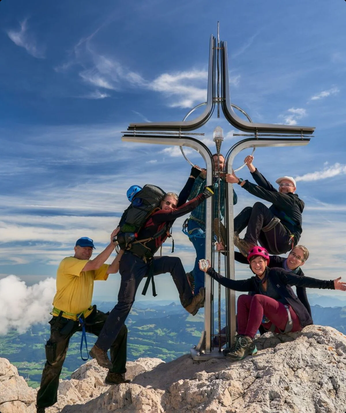 Besteigung des Hohen Göll Gipfelkreuzes | © Marcel Benecke 2022