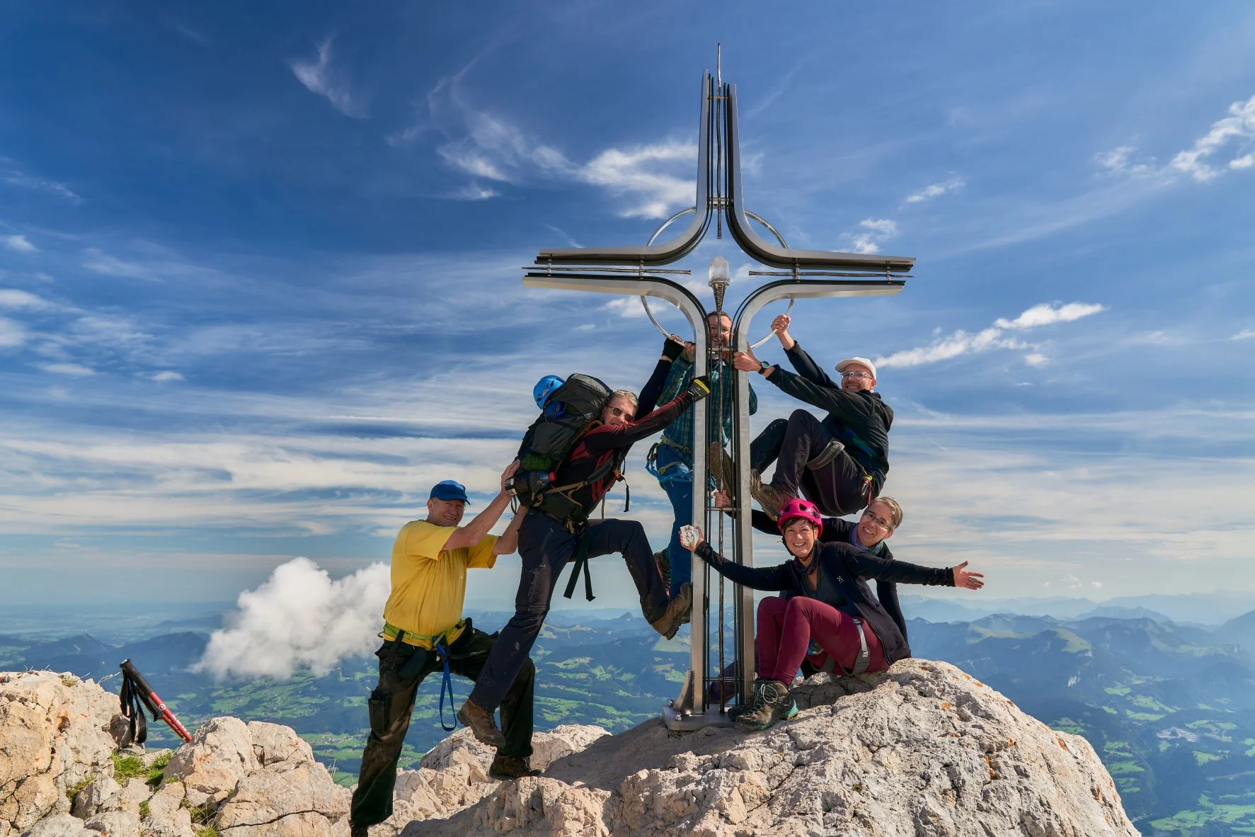 Besteigung des Hohen Göll Gipfelkreuzes | © Marcel Benecke 2022