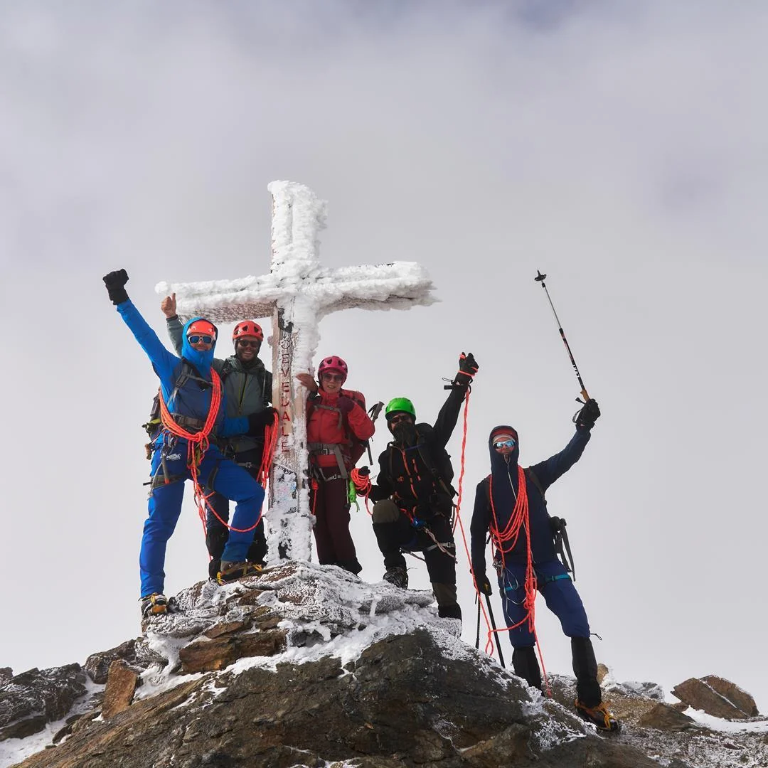Am Gipfel des Monte Cevedale, 3.769m | © Alexander Goebel 2023