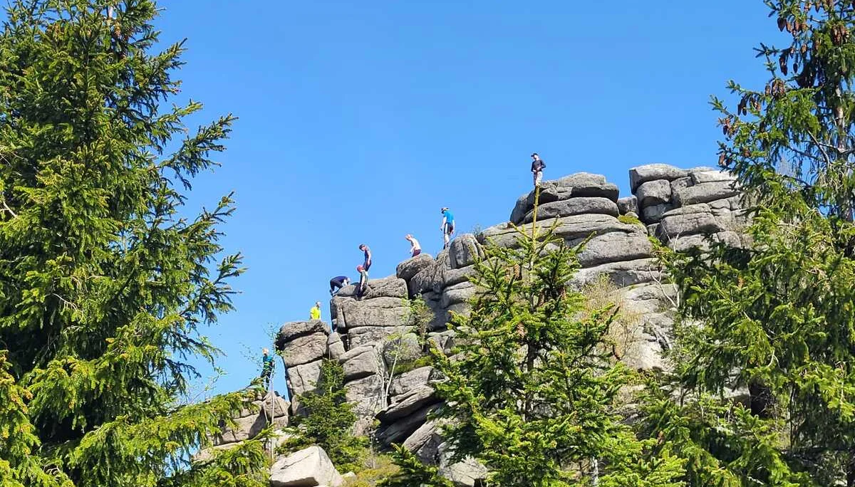 Hochtourengruppe am Hohnekamm | © Ivonne Mädel 2024